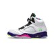 Mens Air Jordan 5 Alternate Bel-Air White/Court Purple-Racer Pink-"