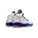 Mens Air Jordan 5 Alternate Bel-Air White/Court Purple-Racer Pink-"