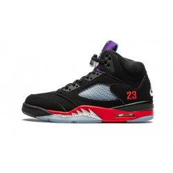 Mens Air Jordan 5 Grape Fire Red "Black/Fire Red-Grape Ice-New E"