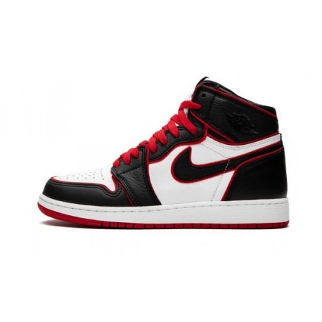 Youth Air Jordan 1 High OG GS "Meant To Fly"Black/Gym Red-White