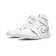 Womens Air Jordan 1 Mid Iridescent Reflective White White/White