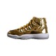 Mens Air Jordan 11 Metallic Gold White/Metallic Gold/Black