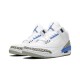 Mens Air Jordan 3 UNC (2020) White/Valor Blue-Tech Gray
