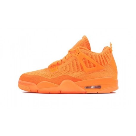 Mens Air Jordan 4 Flyknit Orange Total Orange/Total Orange-Total Orange